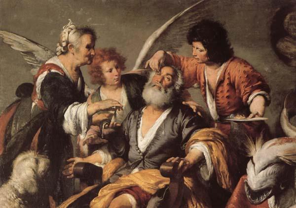 Bernardo Strozzi The Healing of Tobit Sweden oil painting art